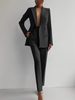Girl 2024 Spring Foreign Trade Cross-Border Fashion Casual Professional Women's Suit Set_ecoleips.com