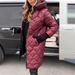 "Longline Hooded Quilted Coat – Streetwear Plaid Lined Parka With Zip Pockets (XS-XXXL, Slim Fit) – Tribal-Inspired Winter Layering Essential"_ecoleips.com