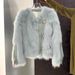 Xiaoxiangfeng Fox Fur Jacket Three-button Fashionable Fluffy Top_ecoleips.com