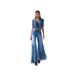 Women's Clothing Denim Trousers Long Fringed Patchwork Hem Irregular Design High-Quality Material_ecoleips.com