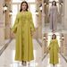 Handcrafted Embellished Abaya Dress – Modest Luxury Long Sleeve Maxi Dress For Women, Dubai & Middle Eastern Fashion_ecoleips.com