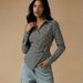 European Style Asymmetrical Striped Long Sleeve Shirt Open Front Oversized Blouse Women's Clothing Tops_ecoleips.com