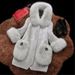 Luxury Faux Fur Coat Women's Fashion With Oversized Collar, Long Plush Outerwear For Elegant Winter Style_ecoleips.com