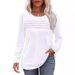Cross-border 2024 . Independent Site Autumn/Winter European And American Foreign Trade New Solid Color U-neck_ecoleips.com