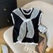 Women's Clothing Summer New Design Sleeveless Vest Top Ice Silk Mesh Knit Sweater_ecoleips.com
