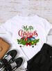 European And American Cross-border Foreign Trade Women's Clothing Christmas-themed Round-neck Printed Short-sleeve_ecoleips.com