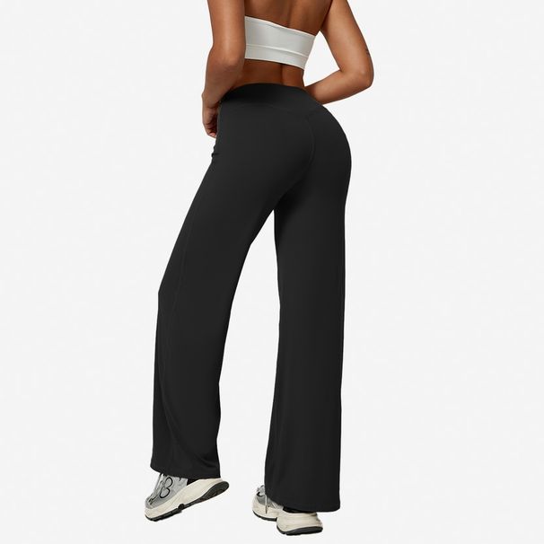European American Cross-border Casual Women's Slim-fit Straight Wide-leg Pants, Wear, Spring And Summer Sports_ecoleips.com