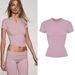 Women's Clothing Dirty Pink Slim Short Sleeved T Shirt Women Summer New_ecoleips.com