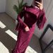 Modest Evening Dress/Formal Dress Women Elegant Retro Long Sleeve Maxi Dress– High Waist, Puff Sleeve, Wrap Hem – Vintage-Inspired(Black, Burgundy)_ecoleips.com