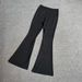 Women's High-Waisted Thin Base Flare High Elasticity Solid Color Sports Fitness Slightly Flared Yoga Long Pants_ecoleips.com