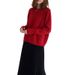 A Laid-Back Autumn And Winter Style Outerwear Knitted Sweater, A Loose, Round-Neck, Versatile Korean Style Pullover Base_ecoleips.com