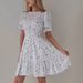 In Stock European And American Cross-Border Autumn New Women's Floral Round Neck Belt French Romantic Sexy Slim Dress_ecoleips.com