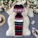 YuooMuoo Lady Stripes Knitted Bodycon Office Dress Summer Slim Elastic Sexy Package Hips Party Dress Women Outfits Vestidos_ecoleips.com