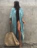 K Zi-dyed Sun-protective Open-fronted Cardigan Beach Vacation Dress Bikini Cover-up Swimwear Women's Sun-protective Clothing_ecoleips.com