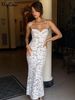Hugcitar Floral Print Slips Backless Patchwork Mesh Slit Sexy Bodycon Maxi Prom Dress Spring Women Outfits Streetwear Festival_ecoleips.com