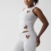 Women's Sexy Heart Cutout Ribbed Tank Top - Breathable Cropped Sleeveless Shirt For Streetwear & Kpop Fashion (Black, Grey, Pink, Blue, White)_ecoleips.com
