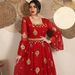 Women's Clothing Spring And Summer New Middle Eastern Women's Sexy Chiffon Embroidered Belt Dress_ecoleips.com