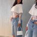 Women's Clothing Lace Jumpsuit Unique Round Neck Niche Design T Shirt Top Two Piece Set Summer Women's Clothing For Formal & Casual_ecoleips.com