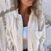 Women's Clothing Women's Solid Color Corduroy Jacket With Hood Simple Style Autumn Outerwear For Formal & Casual For Women_ecoleips.com