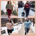 Women's Clothing Plus Size Winter Fleece Yoga Pants High Waist Tummy 1XL 5XL Winter Yoga Pants_ecoleips.com