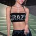 European And American Fashion Camisole Cropped Tank Top Rhinestone I Shaped Design Sexy Hot Girl Style 2025_ecoleips.com