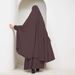 Muslim Tube Skirt Suit 235# Long Dress Dubai Women's Fashion_ecoleips.com
