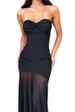 Women's Clothing Sexy And Charming Off-Shoulder Strapless Maxi Dress Sheer Mesh For Cocktail Party/Banquet Style Summer Women's Clothing/Dress_ecoleips.com