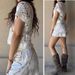 Women's Clothing V Neck Knitted Crochet Top Short Sleeve Hollow Out American Style Spring Summer New Clothing For Ladies_ecoleips.com