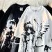 Retro Angel Print Short-sleeved Women T-shirt Summer Harajuku Casual Loose Cotton Oversize Women's T-shirts Female Clothing_ecoleips.com