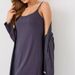 Aria Basics Aria Basics Cross-border Autumn Solid Color Simple 2025 Camisole Dress, Feminine Home Wear Nightgown Two-piece Set, Long-sleeved_ecoleips.com
