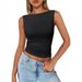 Cross-border European And American 2025 Spring/Summer New Sleeveless Tank For Hot Girls, Slim Fit Y2K Fashion Sexy_ecoleips.com