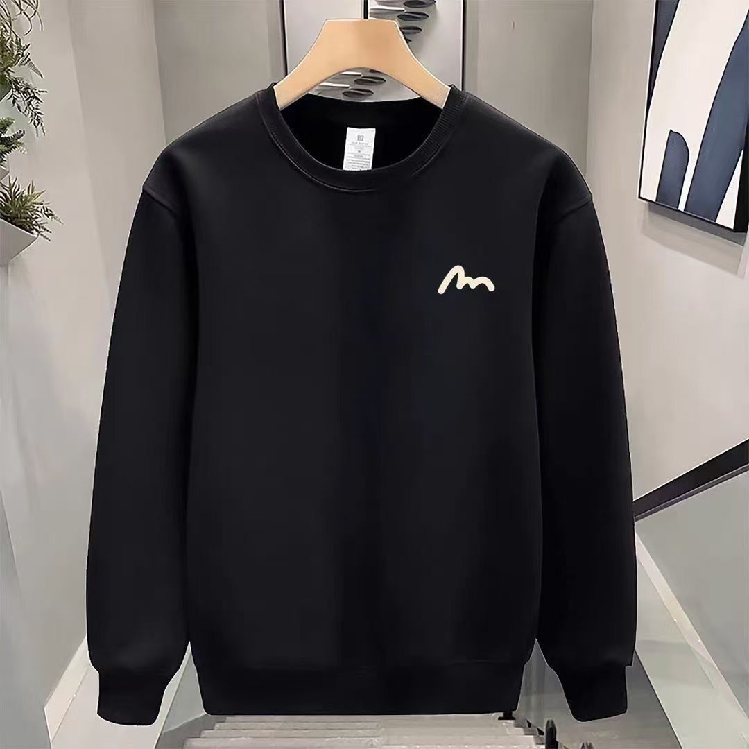 FW25 Matching Couple Cotton Crew Neck Sweatshirt - His & Hers_ecoleips.com