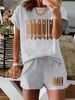 Women’s 2 Piece Outfit Set – Oversized Graphic T-Shirt And Biker Shorts Matching Set, Casual Summer Lounge Tracksuit For Daily Wear-372_ecoleips.com
