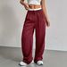 High Waisted Striped Suit Pants for Women European And American Style Straight Leg Fashion Casual Commuting Trousers 2025 New Arrival_ecoleips.com