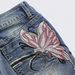 Women's High-Waisted Retro Distressed Embroidered Denim Mini Skirt Slimming Bodycon Sexy Cross-Border Exclusive_ecoleips.com