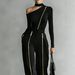 2026 European And American New Style Elegant Stand-up Collar Solid Color Waist-slimming Long-sleeve Double-zipper_ecoleips.com