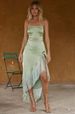 Women's Clothing Wear Tassel Irregular Sling Solid Color Dress Backless Lace Low_ecoleips.com