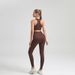 High Waist Yoga Pants For Women - Tummy Control Workout Leggings With Butt Lifting Design, Seamless Stretchy Gym Running Pants For Women_ecoleips.com