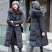 "Elegant Long Puffer Coat For Women – Knee-Length Winter Jacket With Faux Fur Trim (L-4XL, Slim Fit & Warm)"_ecoleips.com