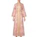 Women's Clothing Modest Abaya Dress Plus Size Embroidered Abaya Dress Set – Luxe Acetate Modest Outfit With 3D Floral (Long Sleeve & Cardigan)_ecoleips.com