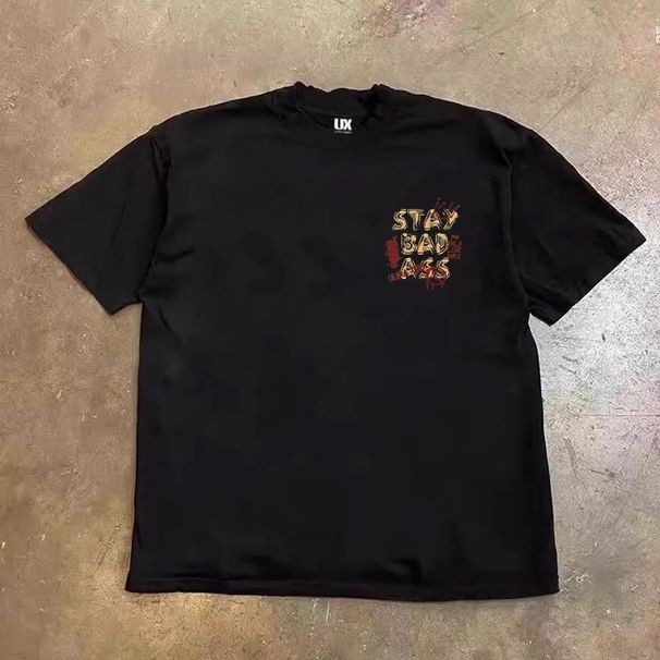 women's High-quality Round-neck Pullover Short-sleeved T-shirt_ecoleips.com