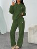Trendy Coin Print Hoodie & Wide-Leg Pants Set – Streetwear Loungewear For Men & Women Relaxed Wide-Leg Fit-A_ecoleips.com