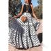 Polka Dot Maxi Skirt – Stretchy Polyester Wrap Skirt With Side Slit (White/Pink/Yellow/Purple/Peacock Blue) – Versatile Work-to-Weekend Elegance_ecoleips.com