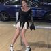 Women's Clothing Sweet And Spicy Bow Tie Up Flared Sleeve Long Sleeved Dress Autumn Women's Clothing For Formal & Casual_ecoleips.com