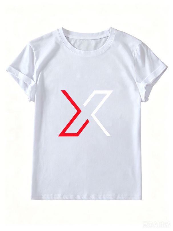 Women’s Retro Illustration Tee, Casual Short Sleeve Crew Neck Top For Trendy Daily Looks_ecoleips.com