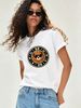 Women Crew Neck Short Sleeve T Shirt DR Circle Sunglasses Basketball Bear Badge Graphic Tee Retro Sport Hip Hop Loose Casual Streetwear Tops_ecoleips.com