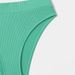 Ribbed High Waisted Two Piece Bikini Set Solid Color U Neck Sleeveless Sports Swimsuit Women Summer Beach Bathing Suit_ecoleips.com