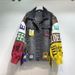 Women's Clothing Loose Tassel Fashionable Heavy Embroidery Splicing Denim Jacket Tops_ecoleips.com