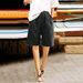 Women's Cotton Linen Shorts Summer New Style High Waisted Five Point Loose Fit Mid Length Pants_ecoleips.com