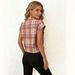 Women's Loose Fitting Casual Outerwear Shirt Knotted Hem Summer Wear Top_ecoleips.com